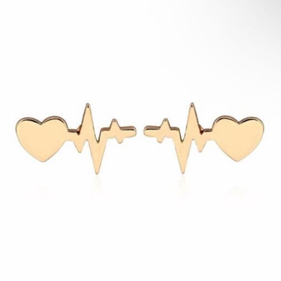 5/$25 ECG HEART SHAPED STUDS - Picture 3 of 6